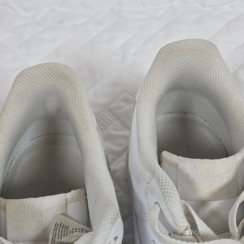 Nike Air Force 1 Low Sneakers In All White Color-way Size 12 Men’s